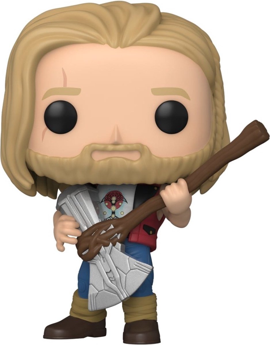 Funko thor - thor: love and thunder pop! marvel ravager thor 9 cm verzamelfiguur - multicolours