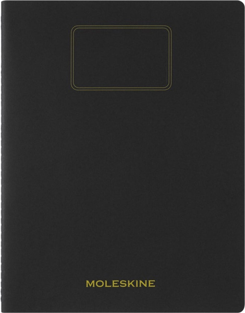Notebook Moleskine per studenti xxl - morbida carta kraft - a righe - nero