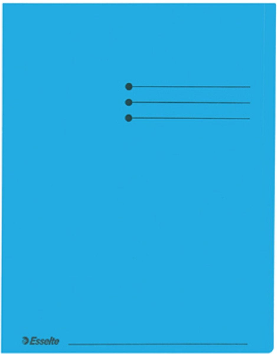 Cartella inserto Esselte folio 180gr blu 100 pezzi
