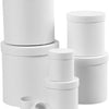 Creativ company ronde dozen wit, 7st.