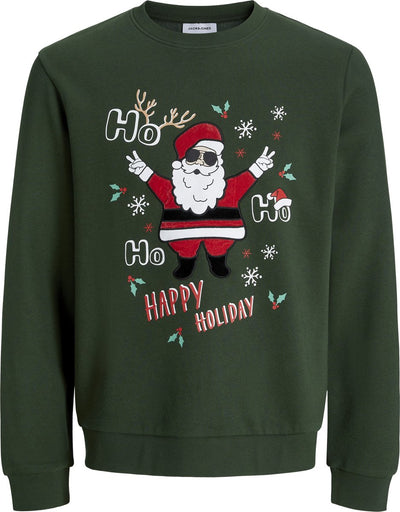 Jack jones jack jones - jjchristmas sudadera con cuello redondo xmas - hombre - jerséis