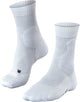 Falke te2 calcetines de tenis de material funcional de algodón anti-ampollas hombres blanco - talla 44-45