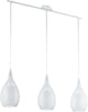 Eglo razoni - hanglamp - 3 lichts - lengte 990mm. - wit