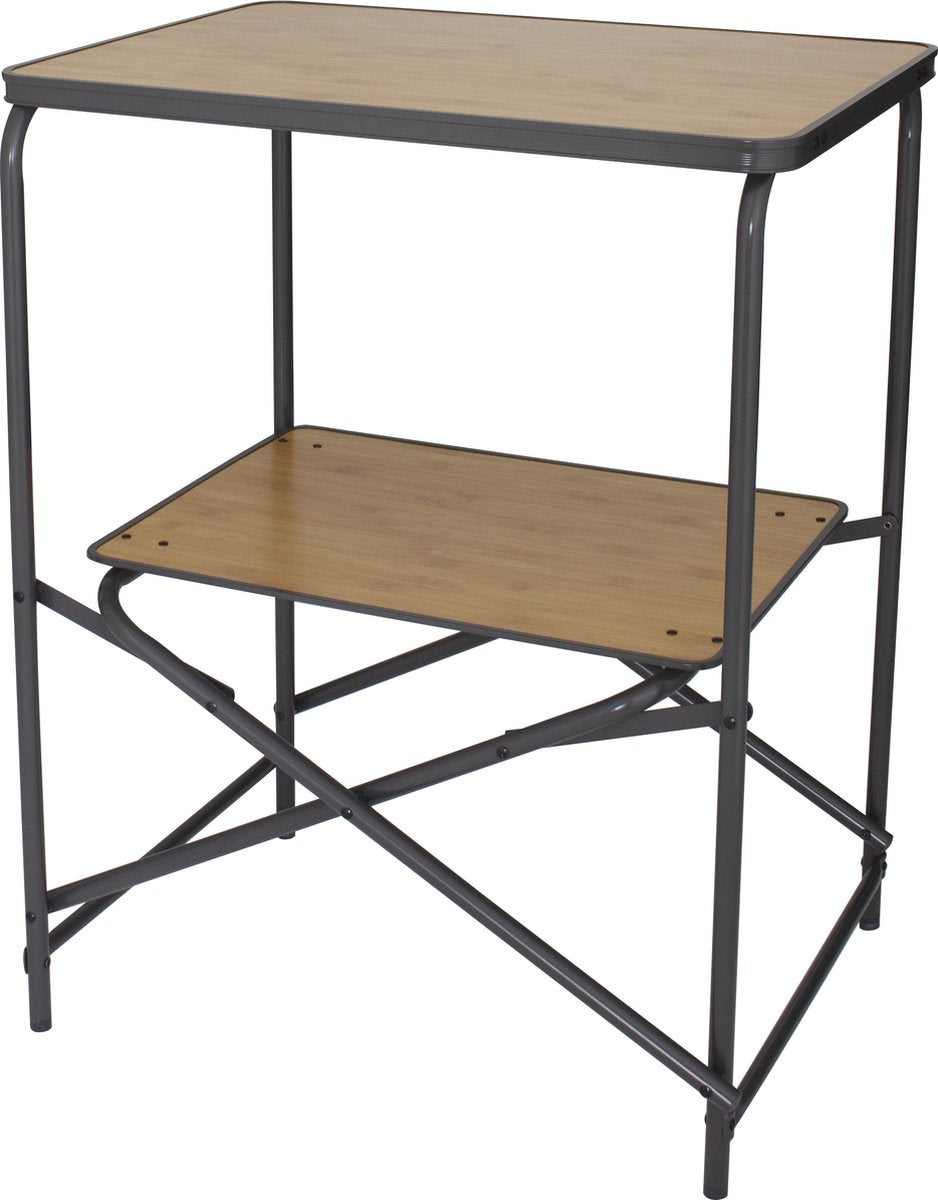 Eurotrail teramo - folding kitchen table - anthracite wood