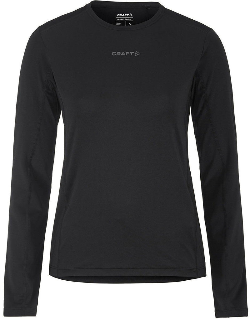 Craft adv essence ls tee 2 w Camiseta deportiva para mujer - negro