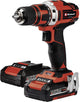 Taladro atornillador inalámbrico Einhell te-cd 18 40-1 li kit - power x-change - 18 v li-ion - 40 nm - 0-400 0-1.500 rpm - incl. 2 baterías de 1,5 Ah, cargador y estuche de transporte