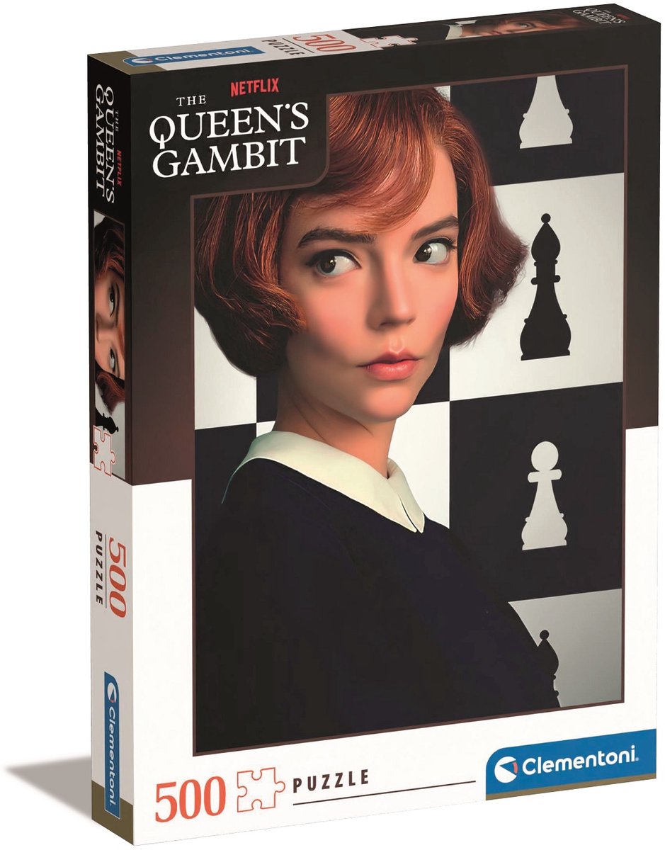 Clementoni puzzle 500 netflix il gambetto della regina 35131