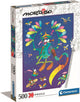 Clementoni - puzzle 500 pezzi - mordillo impossibile - puzzle per adulti e bambini - 14-99 anni