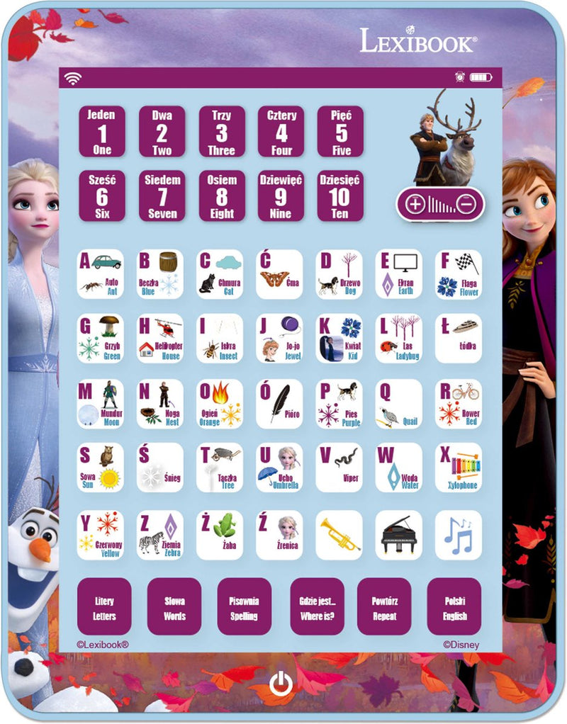 Tableta educativa bilingüe congelada Lexibook (pl en)