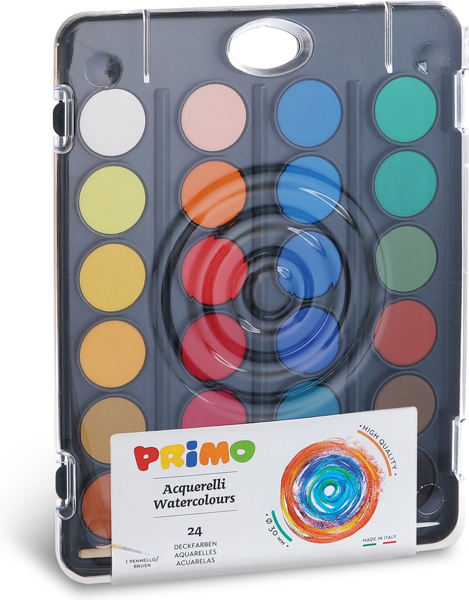 Primo - acuarela con pincel 24 colores