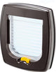 Ferplast katten- en hondenluik swing 1 bruin transparant