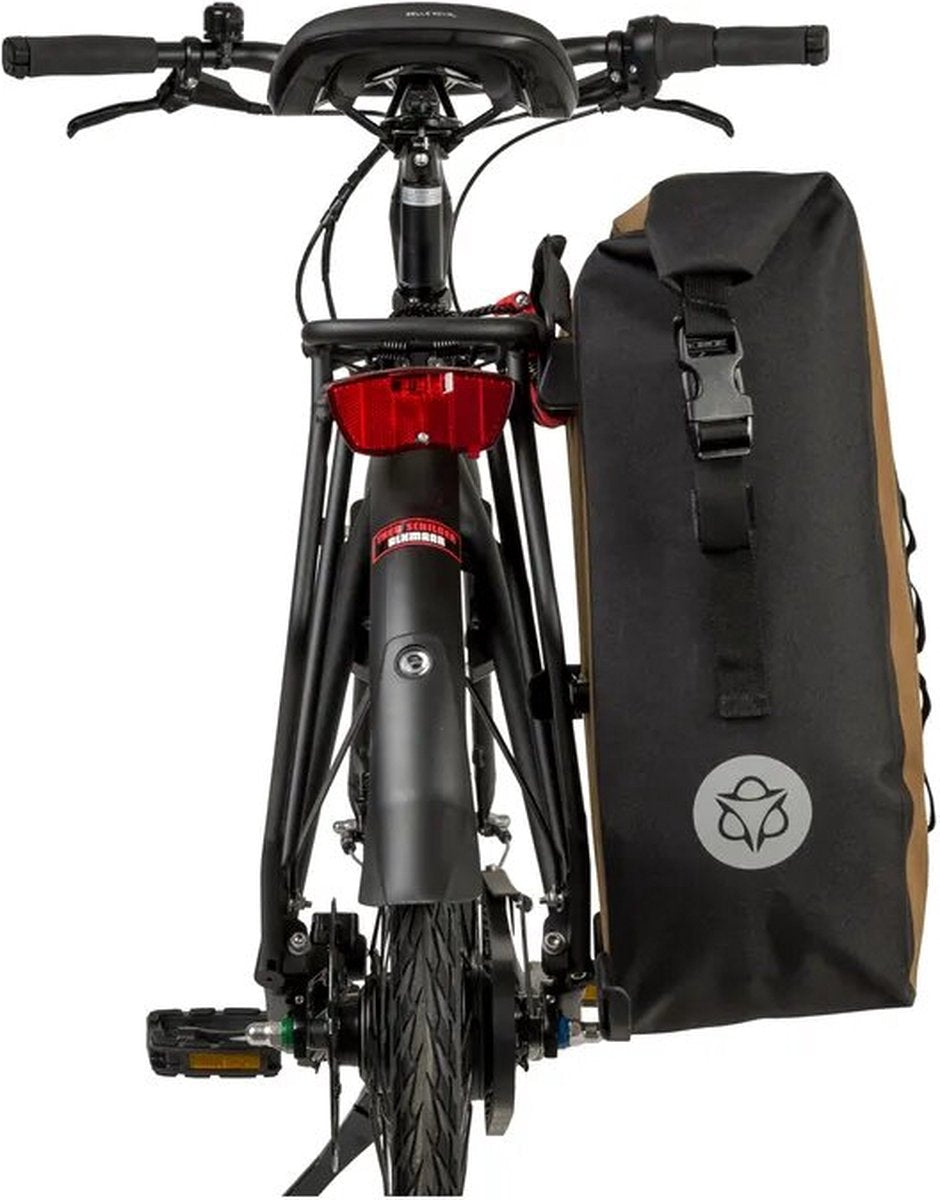 Agu clean borsa singola per bicicletta, riparo click'ngo grande marrone