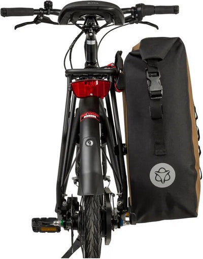 Agu clean borsa singola per bicicletta, riparo click'ngo grande marrone