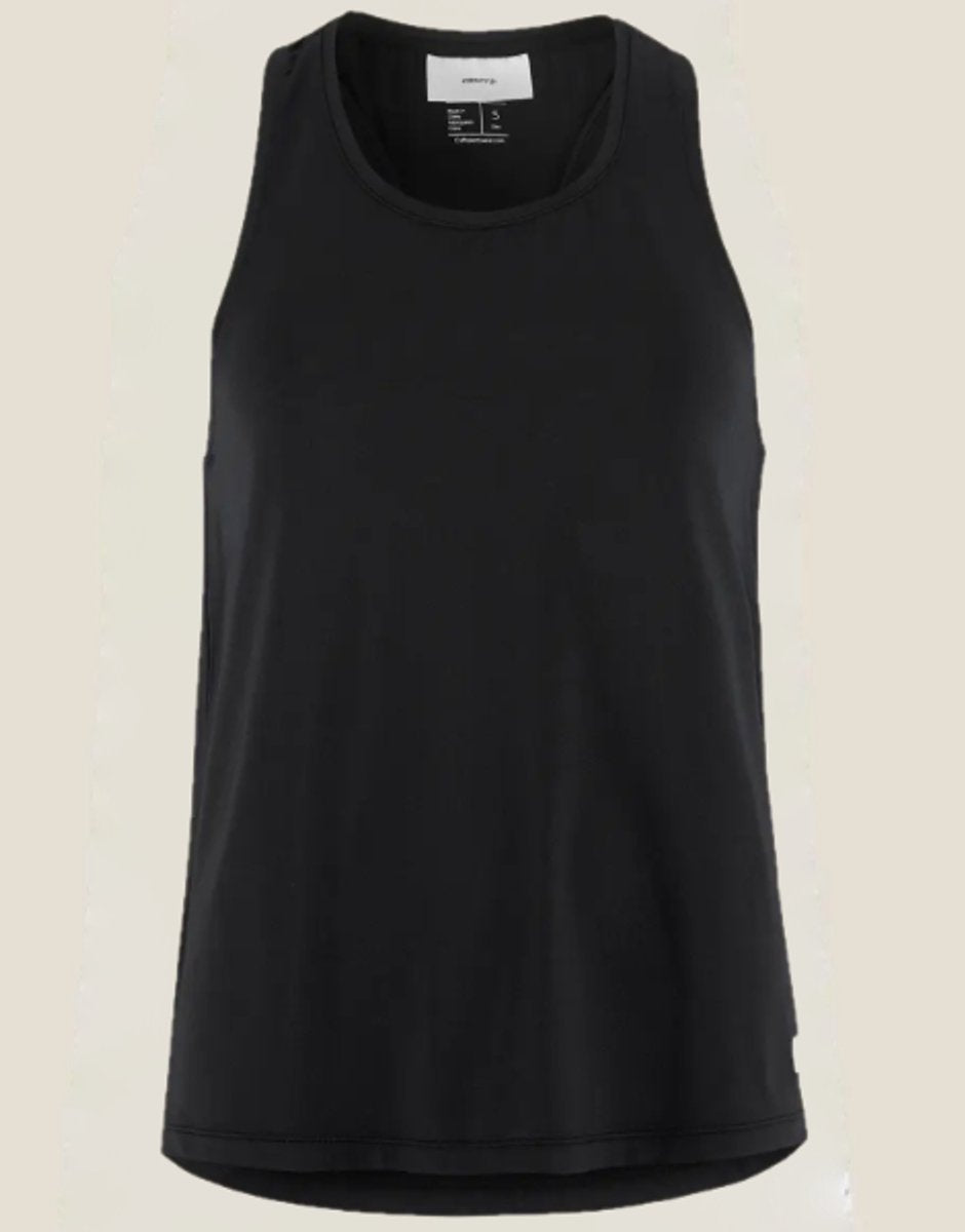 Craft® craft collective singlet w dames sportshirt - zwart