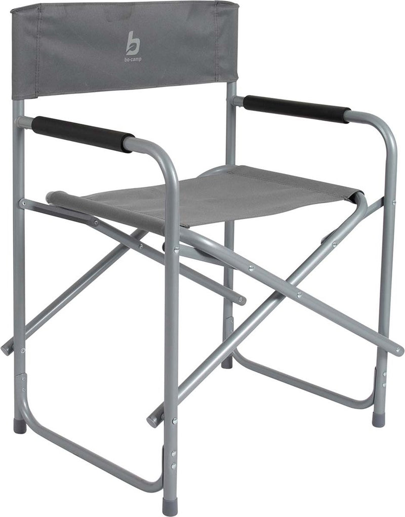 Bo-camp - silla de director - acero - gris