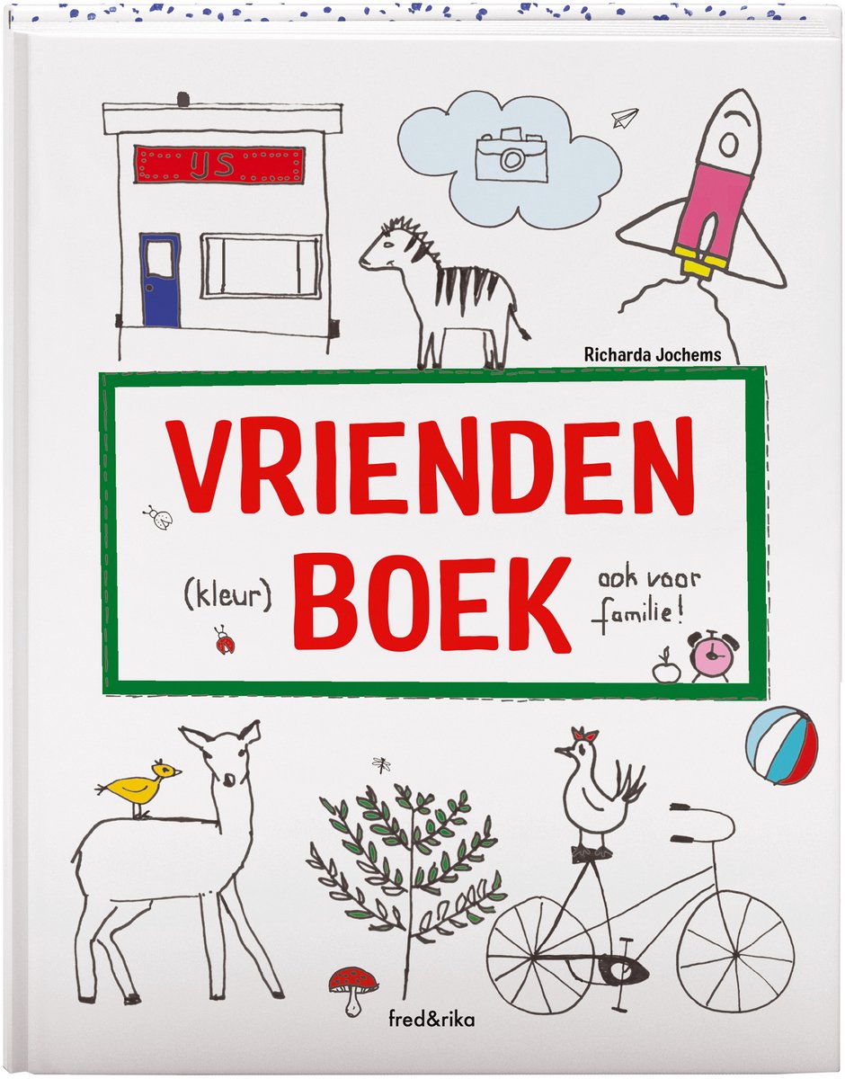 Merkloos sans marque fredrika vriendenboek