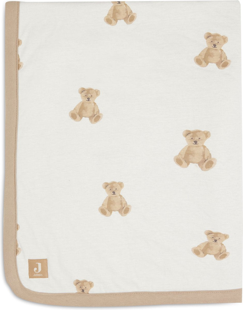 Jollein coperta per culla in jersey 75x100 cm - orsetto
