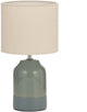 Lámpara de mesa LED Pauleen Sandy Glow - e14 - máx. 20w - salón, dormitorio, comedor - verde crema
