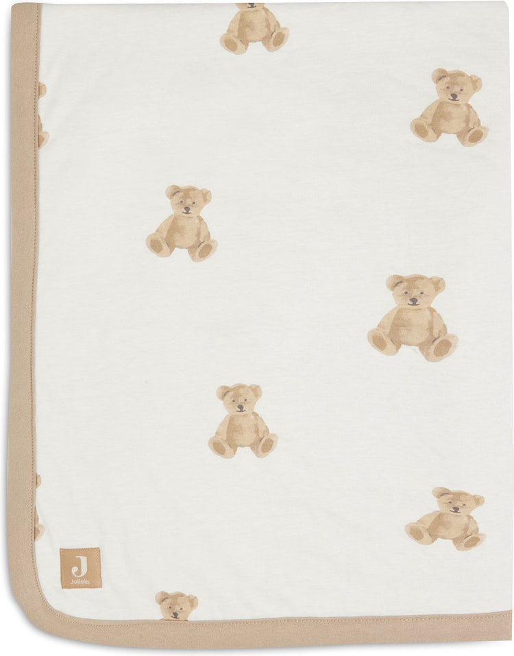 Jollein coperta per culla in jersey 75x100 cm - orsetto