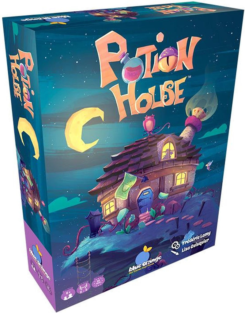 Juegos de Geronimo juegos azules y naranjas - casa de pociones - juego de habilidad - juego familiar - 2-5 jugadores - apto a partir de 5 años