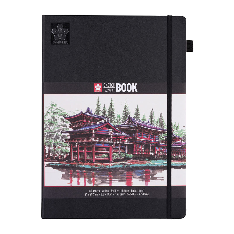 Sakura • schets- en notitieboek 80 pagina's crèmewit