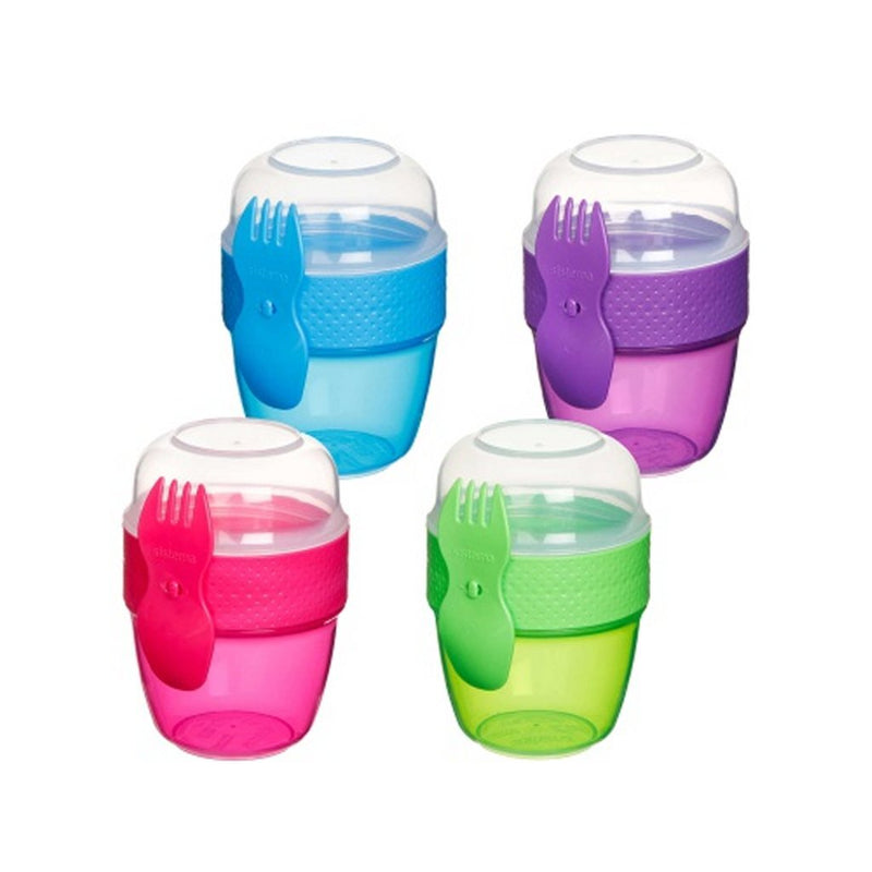 Sistema Sistema to Go Capsule Snack + Fork-Spoon 515 ml