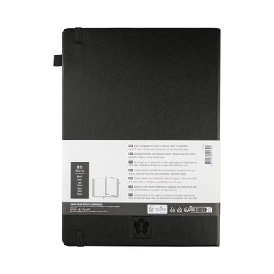 Sakura • notebook ruled 21x30cm black