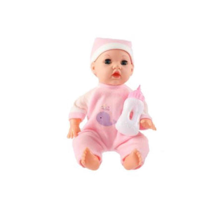 Bambola 30 cm con bottiglia 30x17x9 cm