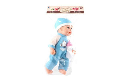 Bambola 30 cm con bottiglia 30x17x9 cm