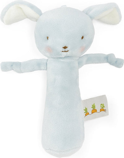 Cane a sonagli Bunnies by the Bay - peluche - dettagli ricamati - 16 cm - blu