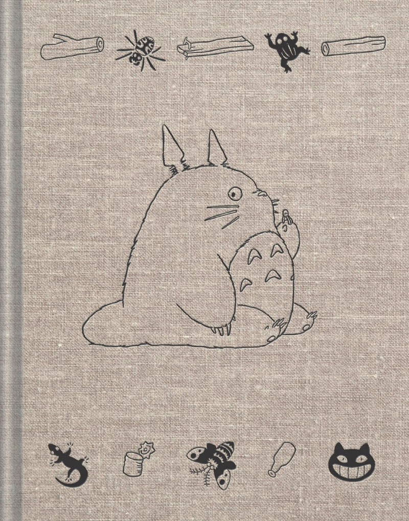 Cuaderno de bocetos de studio ghibli mi vecino totoro