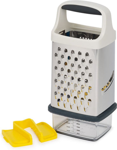Joseph joseph - rallador multiagarre con bandeja recolectora - acero inoxidable - amarillo