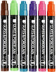Creativ company glas- en porseleinstiften extra kleuren, 6st.