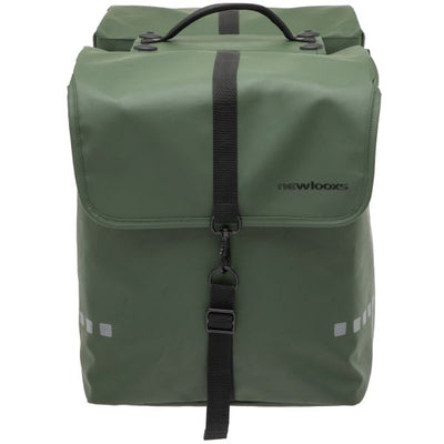 New Looxs Odense Dubbele Fietstas - Groen - 39L