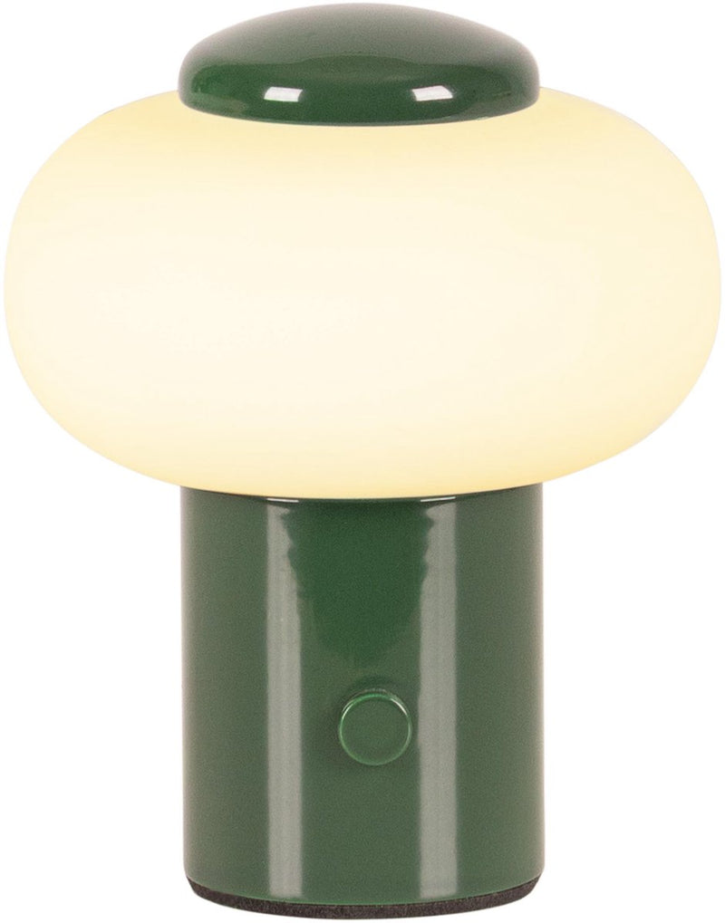Lucide gustav - lámpara de mesa recargable - batería recargable - ø 8 cm - LED regulable - 1x0,8w 2700k - verde | esencial
