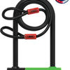 Lucchetto a U Abus ultra mini 410k 150hb180 incl. cavo cobra loop e staffa sh34