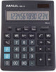 Calcolatrice da tavolo Maul mxl 14 schermo LCD 1 riga, 14 cifre batteria solare 20,5 x 15,5 x 3,5 cm nero