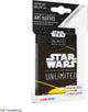 Star wars unlimited - fundas artísticas - parte posterior de la tarjeta amarilla - fundas de star wars