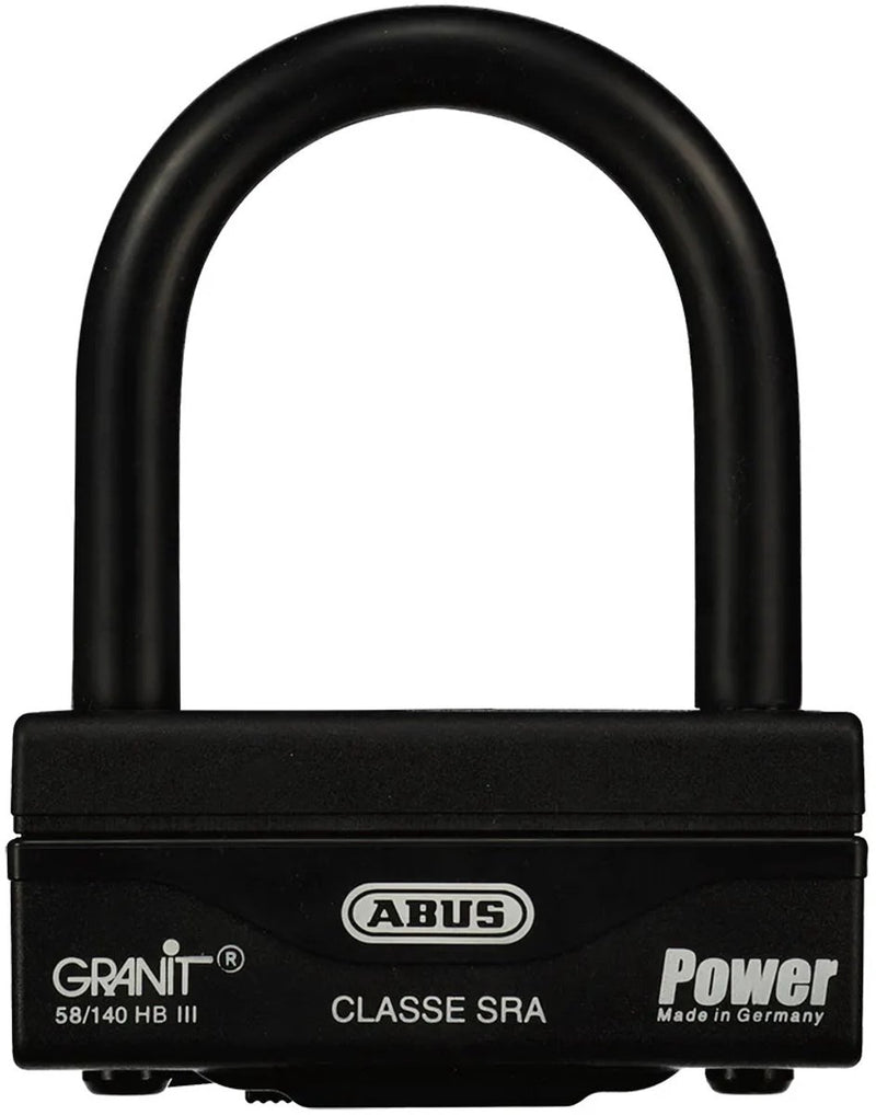 Abus granit power 58 140hbiii Lucchetto a U nero 10 cm