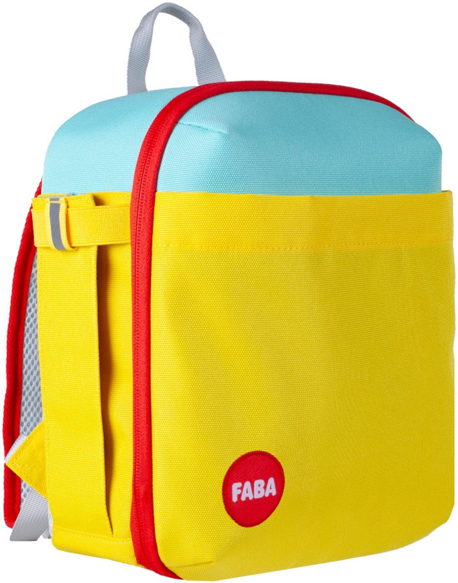 Favolosa borsa con cerniera per bambini dai 3 anni in su, dimensioni 23×27,5×15 cm, bretelle e applique dorsale rembourrés