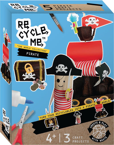 Re-cycle-me™ set de manualidades recycle-me mundo pirata
