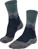 Falke tk2 anti-blaar dik wol functioneel materiaal wandelsokken heren blauw - maat 46-48