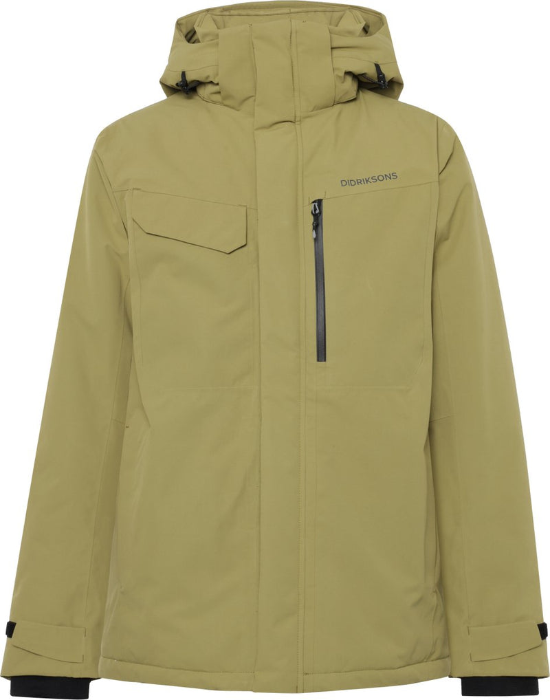 Didriksons stefan usx jkt chaqueta outdoor para hombre - verde oliva