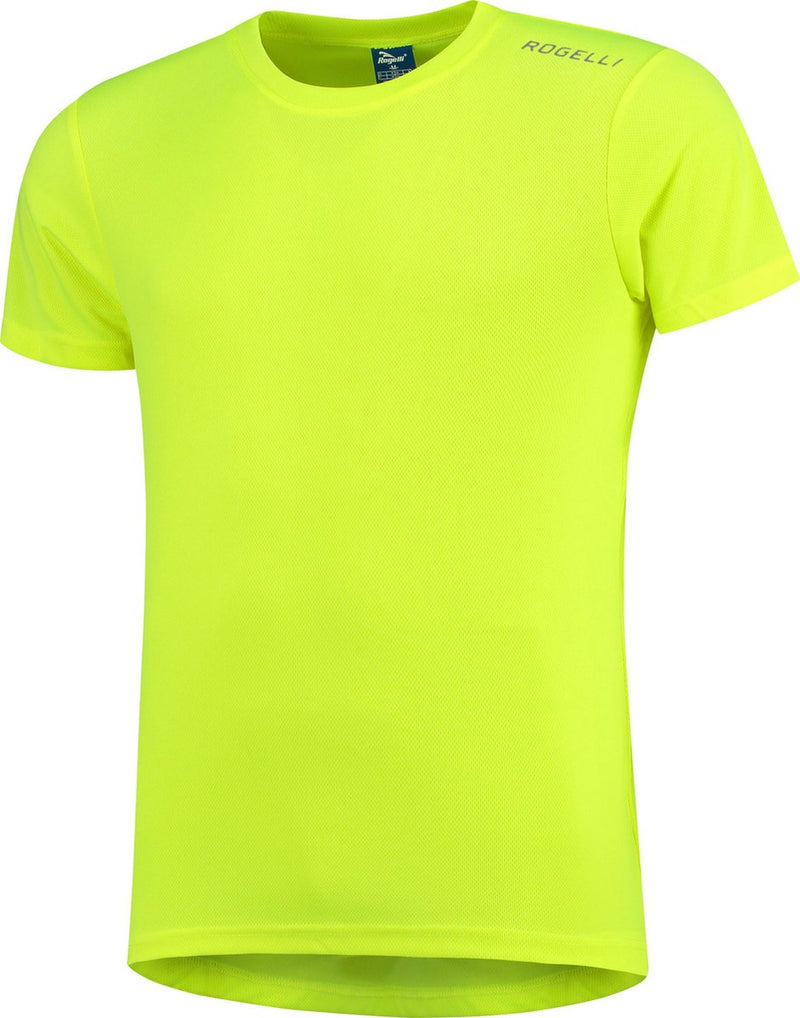Maglia running promozionale Rogelli uomo - maniche corte - giallo fluo - xl