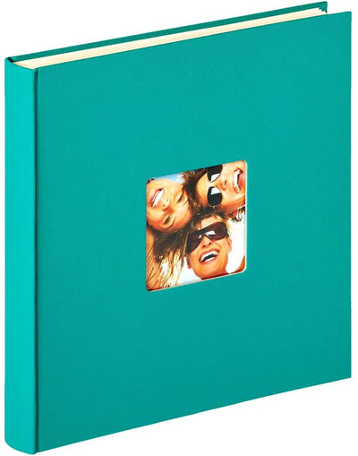 Walther sk-110-k fun - album autoadesivo - misura 33 x 34 cm - verde petrolio