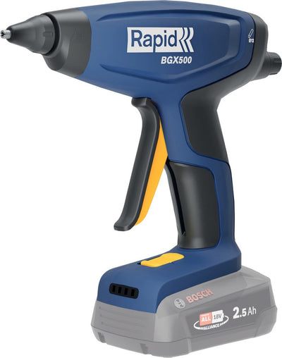 Pistola de pegamento inalámbrica Rapid BGX500 | p4a 18v | sin batería ni cargador | en caja