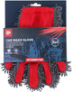 Dirt devil - autowashandschoen - auto - 260x240x24 mm - grijs rood