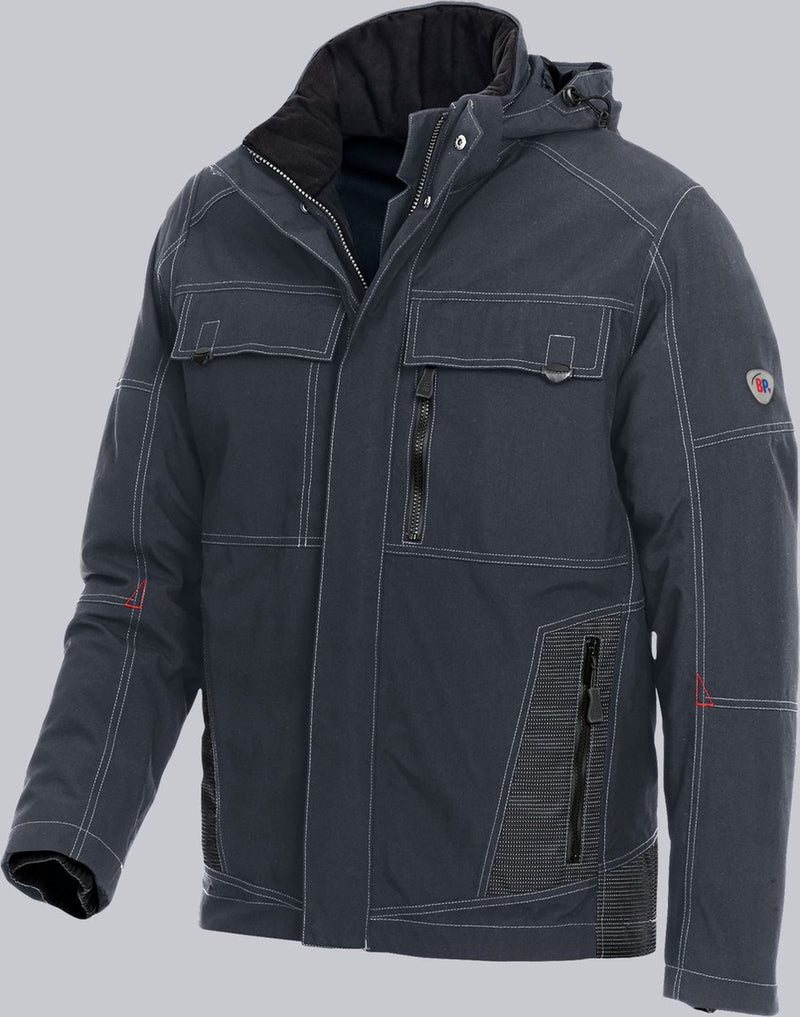 Bp - chaqueta de invierno resistente a la intemperie - antracita - talla 2xl