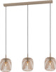 Lámpara colgante Eglo romazzina - e27 - 90 cm - color arena