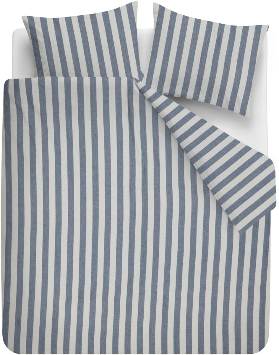 Beddinghouse Funda nórdica Jamie - doble - 200 x 200 220 cm - azul
